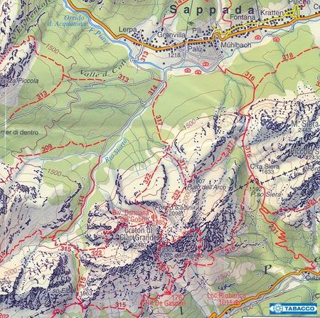 Sentiero attrezzato Corbellini e Ferrata dei cinquanta