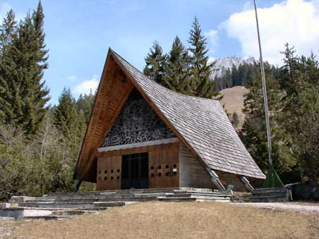 Chiesa caduti di Cima Vallona - loc. Tamai Sega Digon