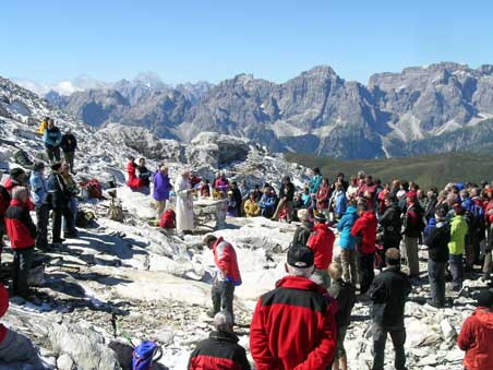 Messa sul monte Cavallino